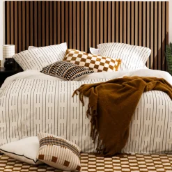 ATMOSPHERA Lot de 2 panneaux décoratifs tasseaux bois Colva Hot