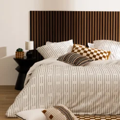 ATMOSPHERA Lot de 3 panneaux décoratifs tasseaux bois Colva Online