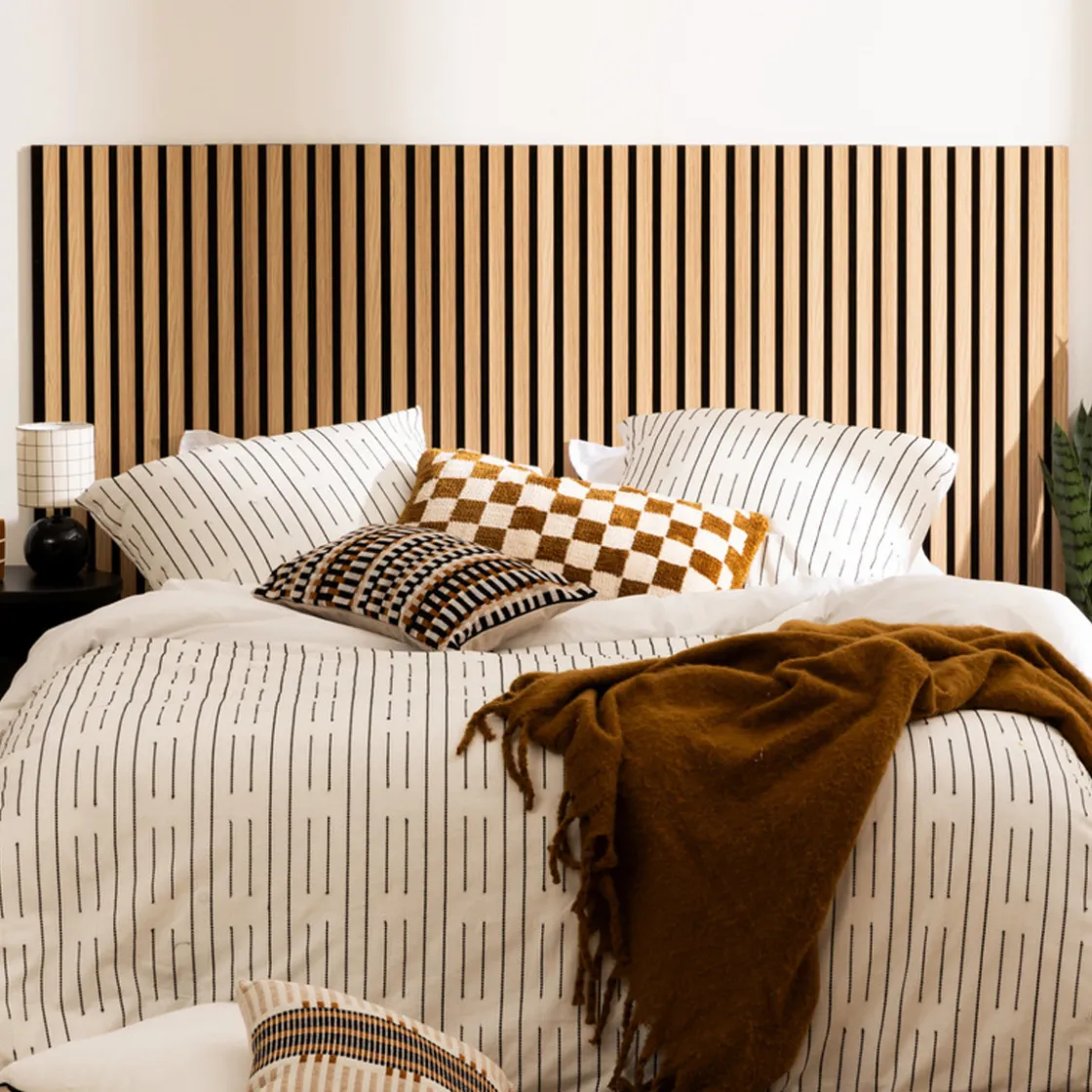 ATMOSPHERA Lot de 3 panneaux décoratifs tasseaux bois Colva Best