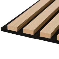 ATMOSPHERA Lot de 3 panneaux décoratifs tasseaux bois Colva Discount