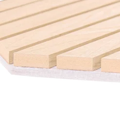 ATMOSPHERA Lot de 3 panneaux décoratifs tasseaux bois Colva Discount