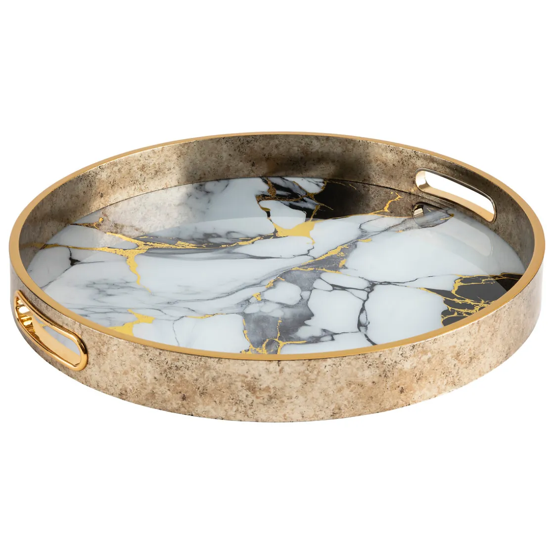 ATMOSPHERA Lot de 2 plateaux "Inaya" Clearance