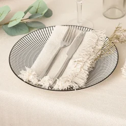 ATMOSPHERA Lot de 2 serviettes de table "Maha" Clearance