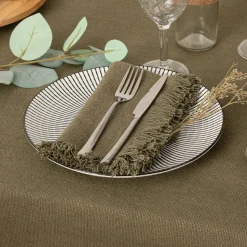 ATMOSPHERA Lot de 2 serviettes de table "Maha" New
