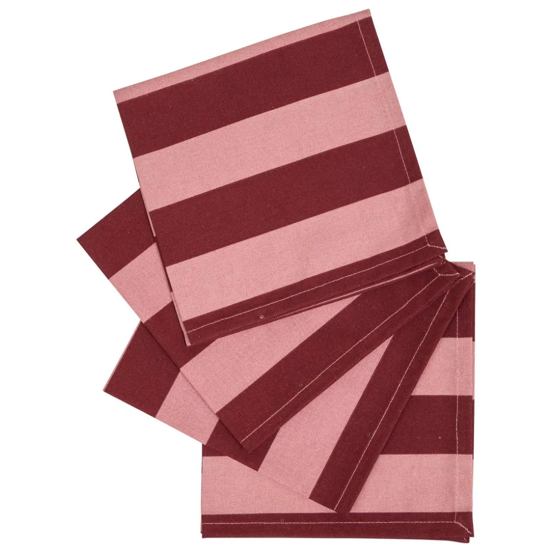 ATMOSPHERA Lot de 4 serviettes de table "Cherry" Best