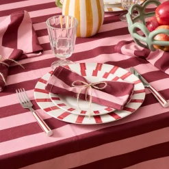 ATMOSPHERA Lot de 4 serviettes de table "Cherry" Best