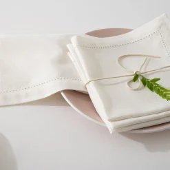 ATMOSPHERA Lot de 4 serviettes de table 