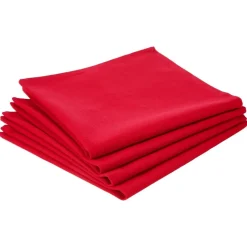 ATMOSPHERA Lot de 4 serviettes de table, coton Outlet
