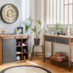 ATMOSPHERA Lot de 2 tabourets 