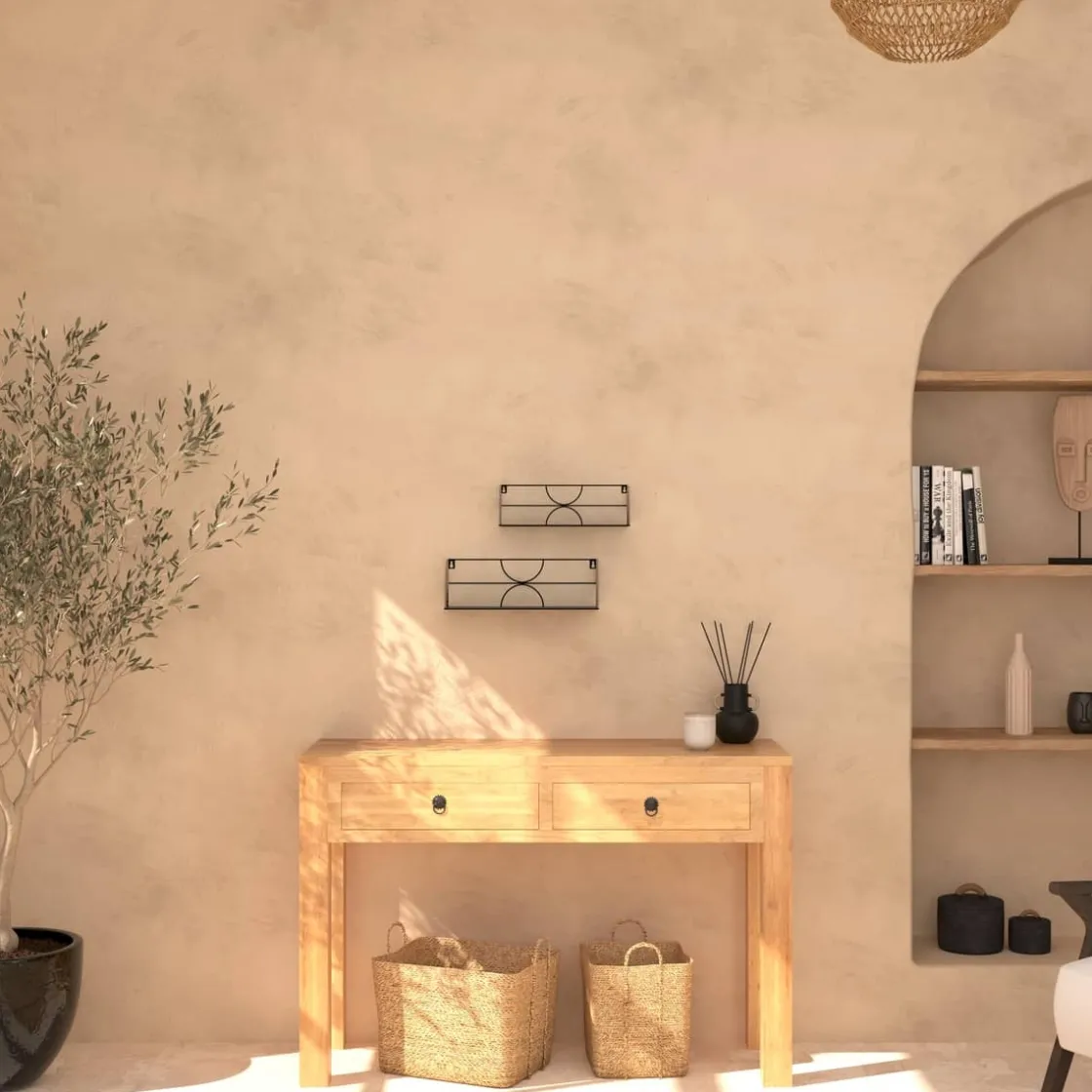 ATMOSPHERA Lot de 2 étagères "Mileva" Outlet