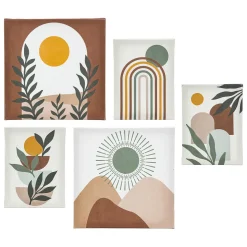 ATMOSPHERA Lot de 5 toiles imprimées "Cynthia" Outlet