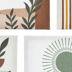 ATMOSPHERA Lot de 5 toiles imprimées 