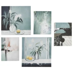 ATMOSPHERA Lot de 5 toiles imprimées "Cynthia" Outlet