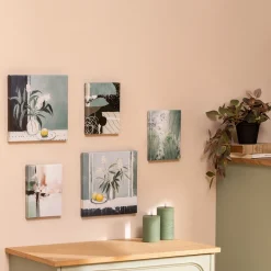 ATMOSPHERA Lot de 5 toiles imprimées "Cynthia" Outlet