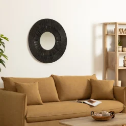 ATMOSPHERA Miroir "Barbara" noir Clearance