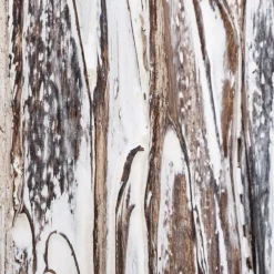 ATMOSPHERA Miroir en bois à relief 