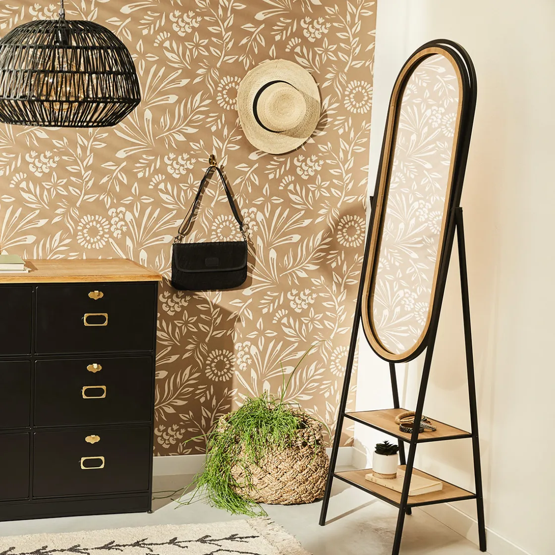 ATMOSPHERA Miroir sur pied "Mael" Hot