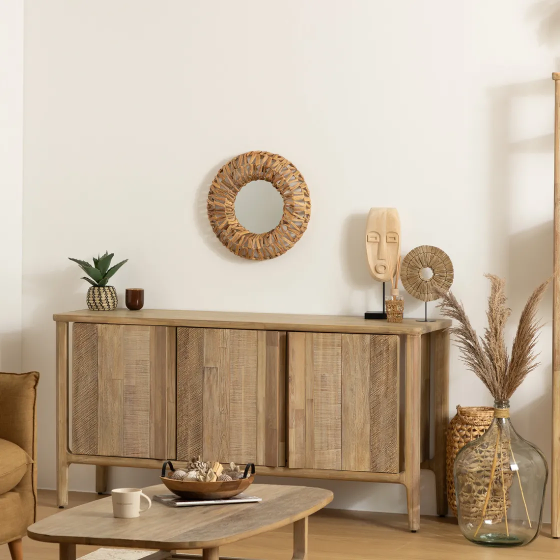 ATMOSPHERA Miroir tressé "Beatriz" Outlet