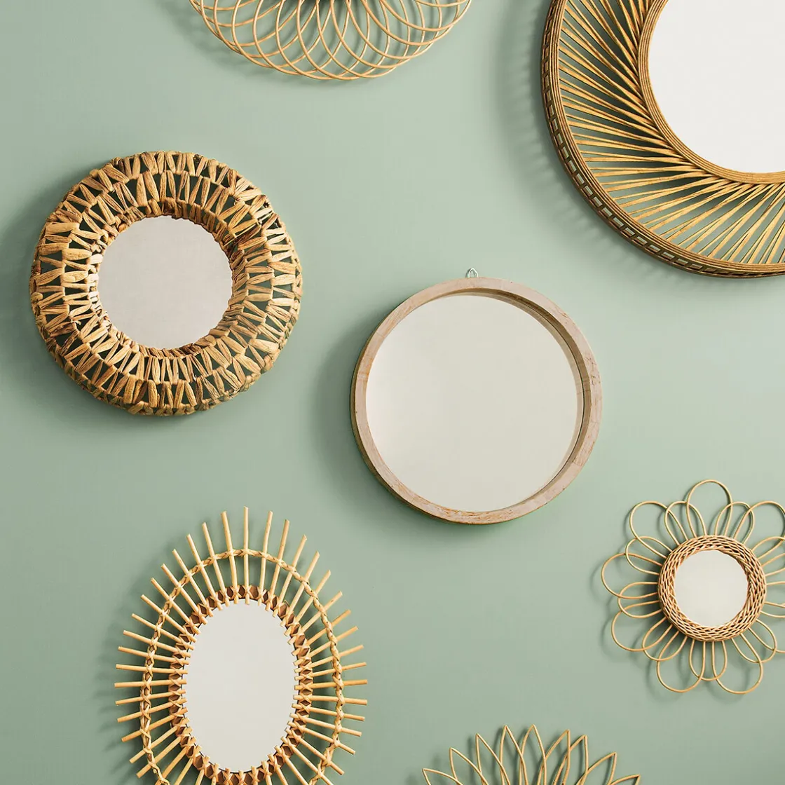 ATMOSPHERA Miroir tressé "Beatriz" Outlet
