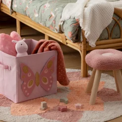 ATMOSPHERA Panier de rangement enfant papillon "Joey"