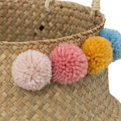 ATMOSPHERA Panier enfant pompons "Bulda" Sale