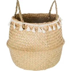 ATMOSPHERA Panier, roseau et pompons Hot