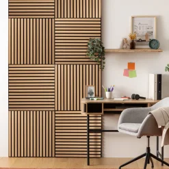 ATMOSPHERA Panneau décoratif tasseaux bois Colva