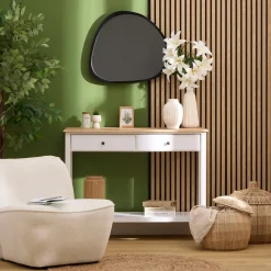 ATMOSPHERA Panneau décoratif tasseaux bois Colva Discount