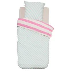 ATMOSPHERA Parure de lit 2 pièces enfant Rayure