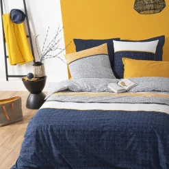 ATMOSPHERA Parure de lit 3 pièces "Etnik rayé" Clearance