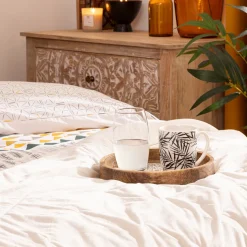 ATMOSPHERA Parure de lit 3 pièces imprimée 