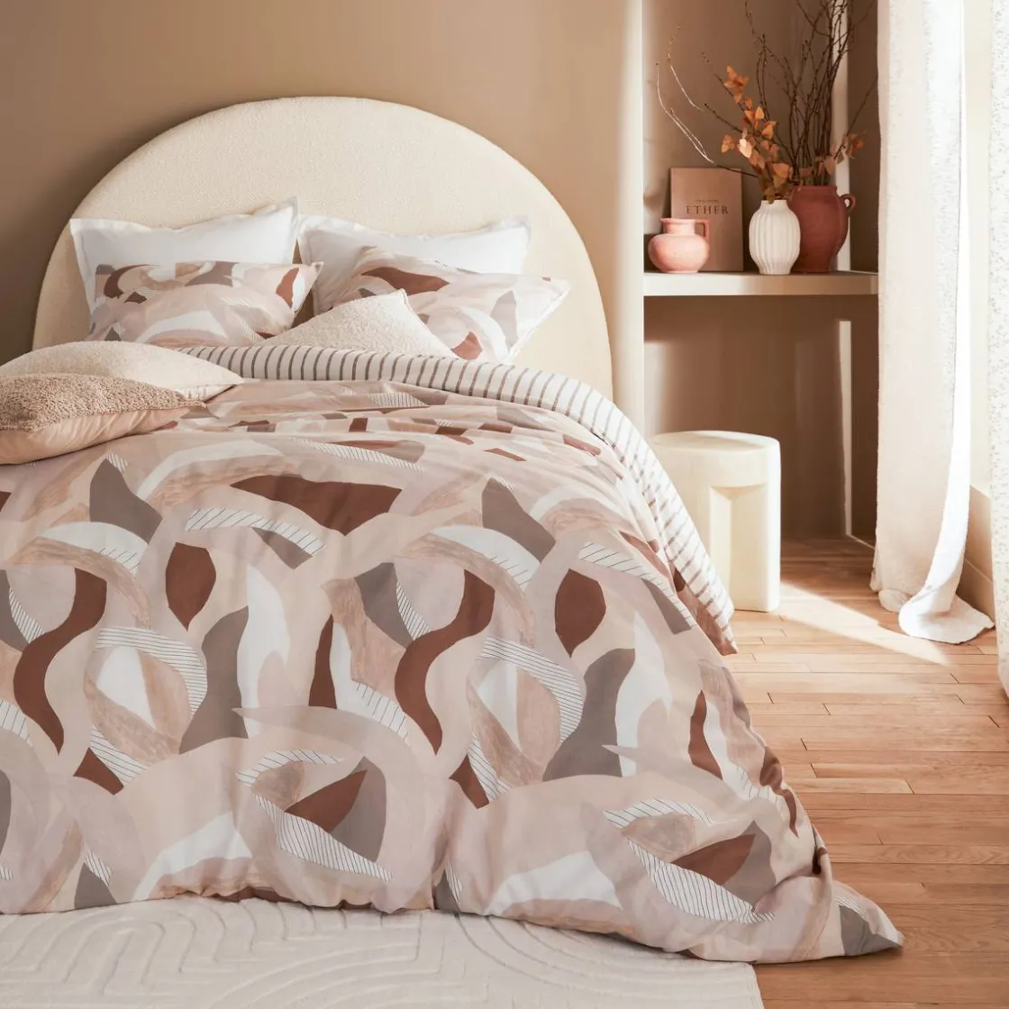 ATMOSPHERA Parure de lit imprimée "Aeris" Outlet