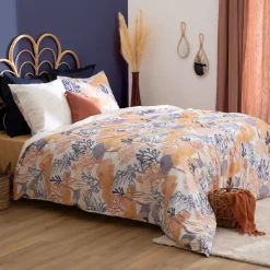 ATMOSPHERA Parure de lit imprimée "Azura" New