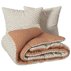 ATMOSPHERA Parure de lit imprimée "Posei"