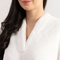 ATMOSPHERA Plaid à manches fourrure 