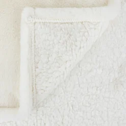 ATMOSPHERA Plaid à manches fourrure 