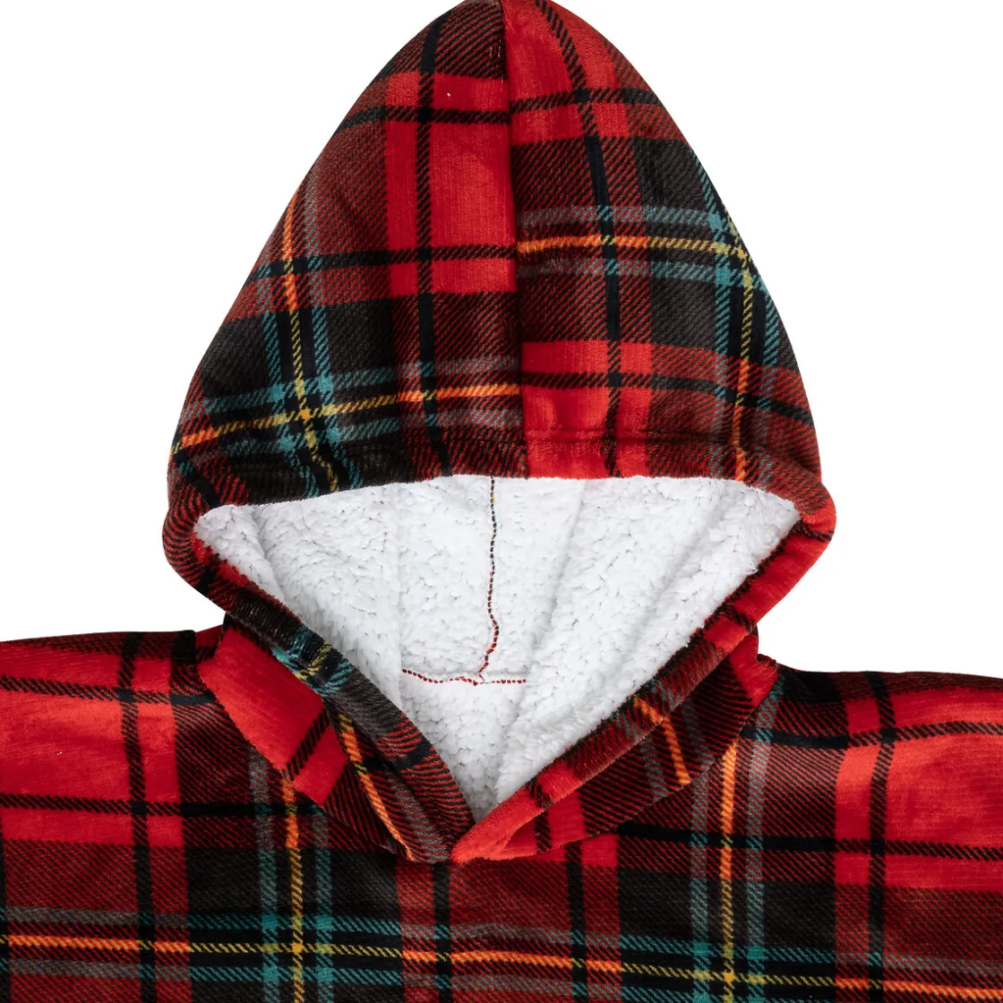 ATMOSPHERA Plaid à manches "Hoodie"