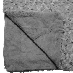 ATMOSPHERA Plaid "Bouclette" fausse fourrure Clearance