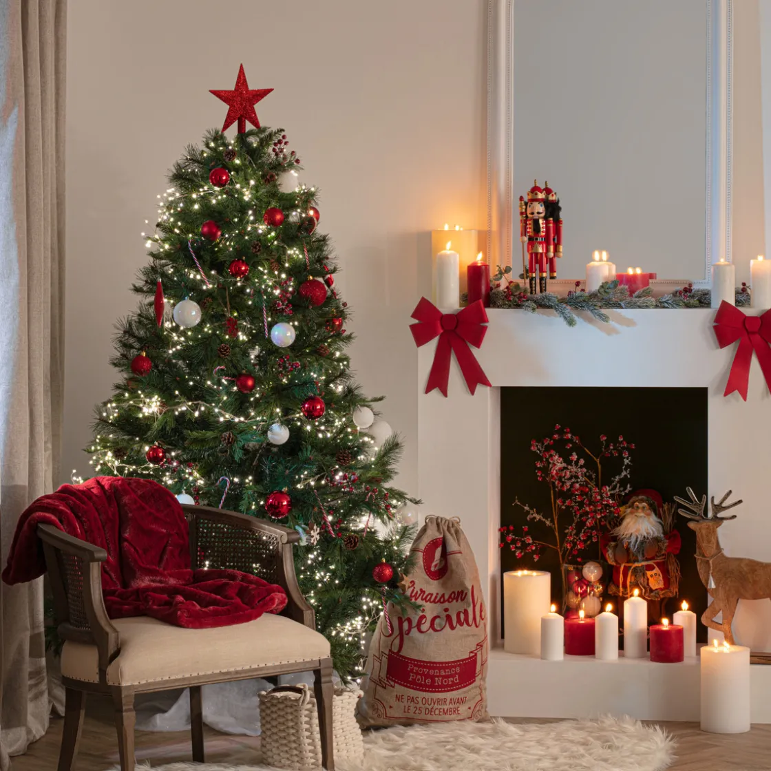 ATMOSPHERA Plaid fausse fourrure Discount