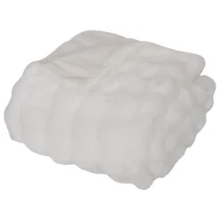 ATMOSPHERA Plaid fausse fourrure 3D "Zephy" Outlet