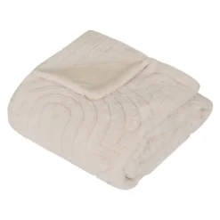 ATMOSPHERA Plaid fausse fourrure jacquard "Arka" Outlet