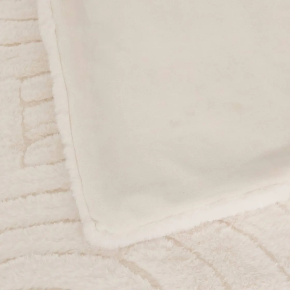 ATMOSPHERA Plaid fausse fourrure jacquard "Arka" Outlet