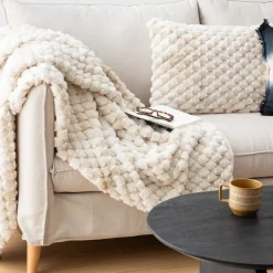 ATMOSPHERA Plaid fourrure "Ariel" New