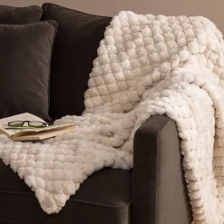 ATMOSPHERA Plaid fourrure 