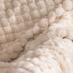 ATMOSPHERA Plaid fourrure 