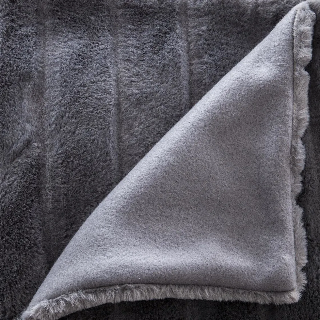 ATMOSPHERA Plaid "Manoir" fausse fourrure Outlet