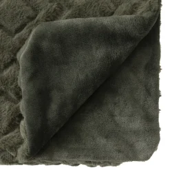 ATMOSPHERA Plaid "Mara" fausse fourrure Clearance