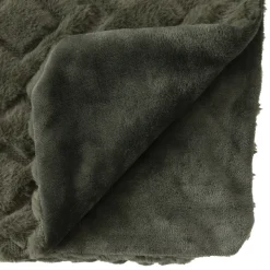 ATMOSPHERA Plaid "Mara" fausse fourrure Clearance