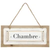 ATMOSPHERA Plaque de porte bois Online