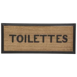 ATMOSPHERA Plaque de porte bois 